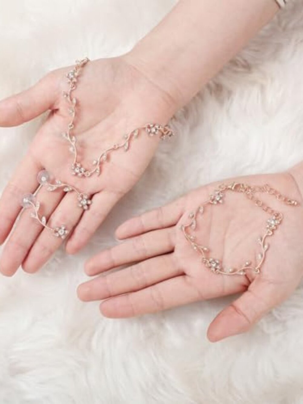 New - Bridal Jewelry Set Crystal Necklace Earrings Bracelet Wedding Rhinestone